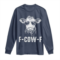 Funny F-Cow-F Cow Attitude Meme Long Sleeve Shirt Subtle Sass Farm Fresh Humor - Wonder Print Shop