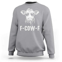 Funny F-Cow-F Cow Attitude Meme Sweatshirt Subtle Sass Farm Fresh Humor - Wonder Print Shop