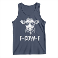 Funny F-Cow-F Cow Attitude Meme Tank Top Subtle Sass Farm Fresh Humor - Wonder Print Shop
