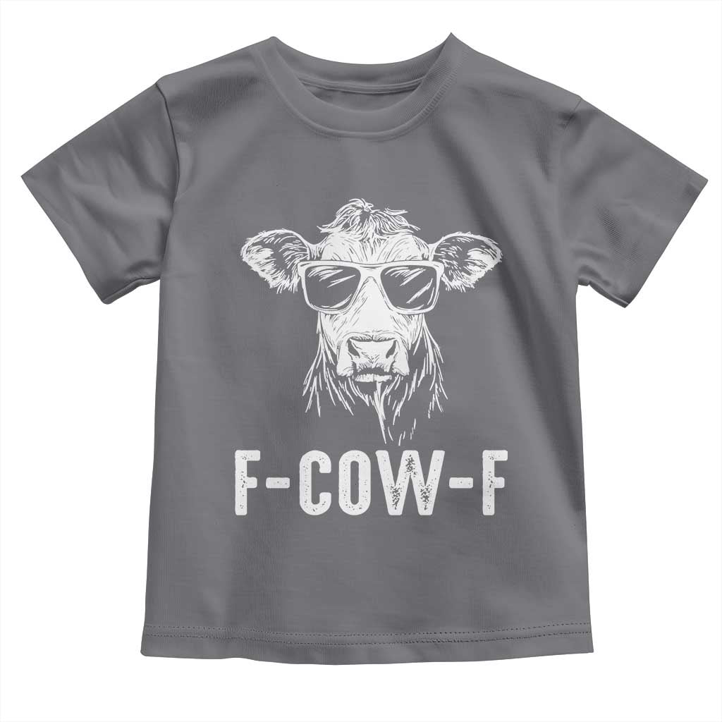 Funny F-Cow-F Cow Attitude Meme Toddler T Shirt Subtle Sass Farm Fresh Humor - Wonder Print Shop