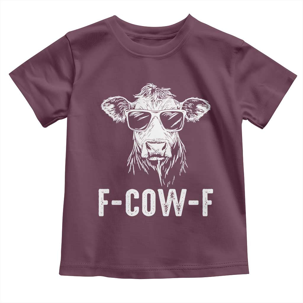 Funny F-Cow-F Cow Attitude Meme Toddler T Shirt Subtle Sass Farm Fresh Humor - Wonder Print Shop