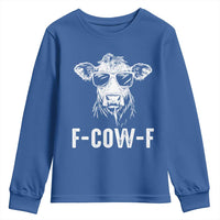 Funny F-Cow-F Cow Attitude Meme Youth Sweatshirt Subtle Sass Farm Fresh Humor - Wonder Print Shop