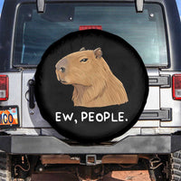 Anti Social Capybara Meme Spare Tire Cover Ew People Sarcastic Funny Introvert Gift - Wonder Print Shop