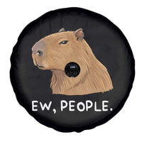 Anti Social Capybara Meme Spare Tire Cover Ew People Sarcastic Funny Introvert Gift - Wonder Print Shop
