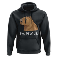 Anti Social Capybara Meme Hoodie Ew People Sarcastic Funny Introvert Gift - Wonder Print Shop
