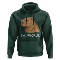 Anti Social Capybara Meme Hoodie Ew People Sarcastic Funny Introvert Gift - Wonder Print Shop