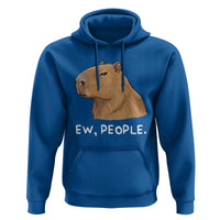 Anti Social Capybara Meme Hoodie Ew People Sarcastic Funny Introvert Gift - Wonder Print Shop