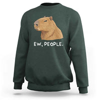 Anti Social Capybara Meme Sweatshirt Ew People Sarcastic Funny Introvert Gift - Wonder Print Shop