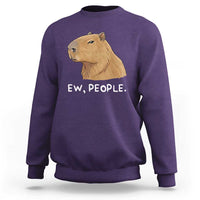 Anti Social Capybara Meme Sweatshirt Ew People Sarcastic Funny Introvert Gift - Wonder Print Shop