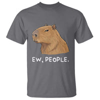 Anti Social Capybara Meme T Shirt Ew People Sarcastic Funny Introvert Gift - Wonder Print Shop