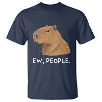 Anti Social Capybara Meme T Shirt Ew People Sarcastic Funny Introvert Gift - Wonder Print Shop