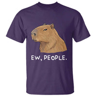 Anti Social Capybara Meme T Shirt Ew People Sarcastic Funny Introvert Gift - Wonder Print Shop