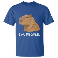 Anti Social Capybara Meme T Shirt Ew People Sarcastic Funny Introvert Gift - Wonder Print Shop