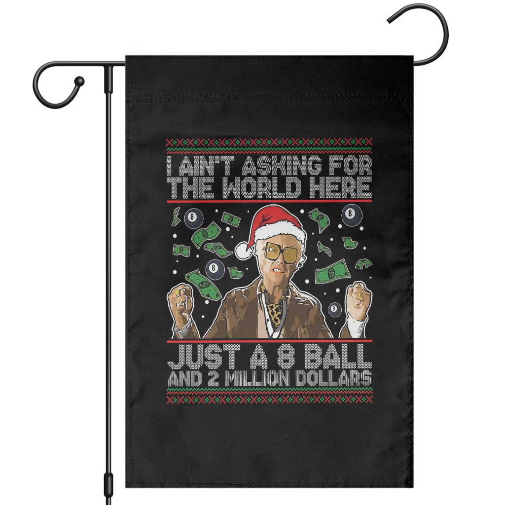 Funny Billy Wish Meme Just A 8 Ball and 2 Million Dollars Garden Flag Baby Uncle Ain't Asking for The World - Wonder Print Shop