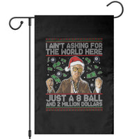 Funny Billy Wish Meme Just A 8 Ball and 2 Million Dollars Garden Flag Baby Uncle Ain't Asking for The World - Wonder Print Shop