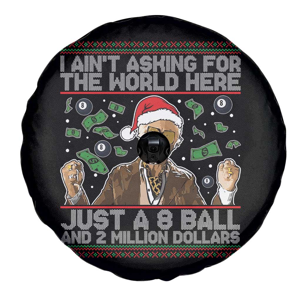 Funny Billy Wish Meme Just A 8 Ball and 2 Million Dollars Spare Tire Cover Baby Uncle Ain't Asking for The World - Wonder Print Shop