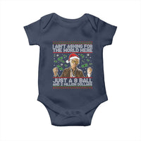 Funny Billy Wish Meme Just A 8 Ball and 2 Million Dollars Baby Onesie Baby Uncle Ain't Asking for The World - Wonder Print Shop