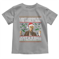 Funny Billy Wish Meme Just A 8 Ball and 2 Million Dollars Toddler T Shirt Baby Uncle Ain't Asking for The World - Wonder Print Shop