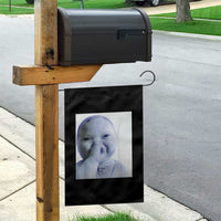 Funny Tuff Baby Giggling Meme Garden Flag Viral AI Niche Baby Holding Laugh Photo - Wonder Print Shop