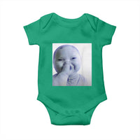 Funny Tuff Baby Giggling Meme Baby Onesie Viral AI Niche Baby Holding Laugh Photo - Wonder Print Shop