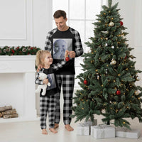 Funny Tuff Baby Giggling Meme Plaid Pajama Set Viral AI Niche Baby Holding Laugh Photo - Wonder Print Shop