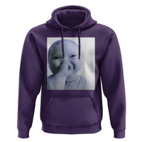 Funny Tuff Baby Giggling Meme Hoodie Viral AI Niche Baby Holding Laugh Photo - Wonder Print Shop