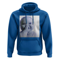 Funny Tuff Baby Giggling Meme Hoodie Viral AI Niche Baby Holding Laugh Photo - Wonder Print Shop