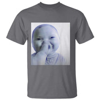 Funny Tuff Baby Giggling Meme T Shirt Viral AI Niche Baby Holding Laugh Photo - Wonder Print Shop