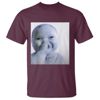 Funny Tuff Baby Giggling Meme T Shirt Viral AI Niche Baby Holding Laugh Photo - Wonder Print Shop