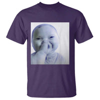Funny Tuff Baby Giggling Meme T Shirt Viral AI Niche Baby Holding Laugh Photo - Wonder Print Shop