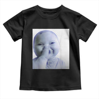 Funny Tuff Baby Giggling Meme Toddler T Shirt Viral AI Niche Baby Holding Laugh Photo - Wonder Print Shop