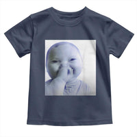 Funny Tuff Baby Giggling Meme Toddler T Shirt Viral AI Niche Baby Holding Laugh Photo - Wonder Print Shop