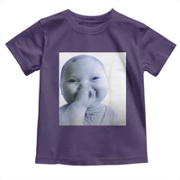 Funny Tuff Baby Giggling Meme Toddler T Shirt Viral AI Niche Baby Holding Laugh Photo - Wonder Print Shop