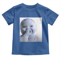 Funny Tuff Baby Giggling Meme Toddler T Shirt Viral AI Niche Baby Holding Laugh Photo - Wonder Print Shop