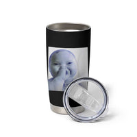 Funny Tuff Baby Giggling Meme Tumbler Cup Viral AI Niche Baby Holding Laugh Photo - Wonder Print Shop