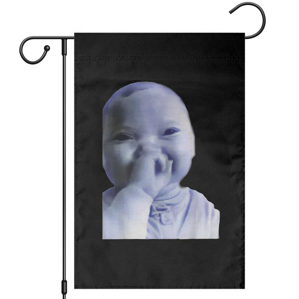 Funny Tuff Baby Giggling Meme Garden Flag Viral AI Niche Baby Holding Laugh Face - Wonder Print Shop