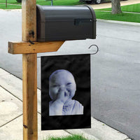 Funny Tuff Baby Giggling Meme Garden Flag Viral AI Niche Baby Holding Laugh Face - Wonder Print Shop