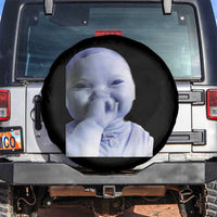 Funny Tuff Baby Giggling Meme Spare Tire Cover Viral AI Niche Baby Holding Laugh Face - Wonder Print Shop