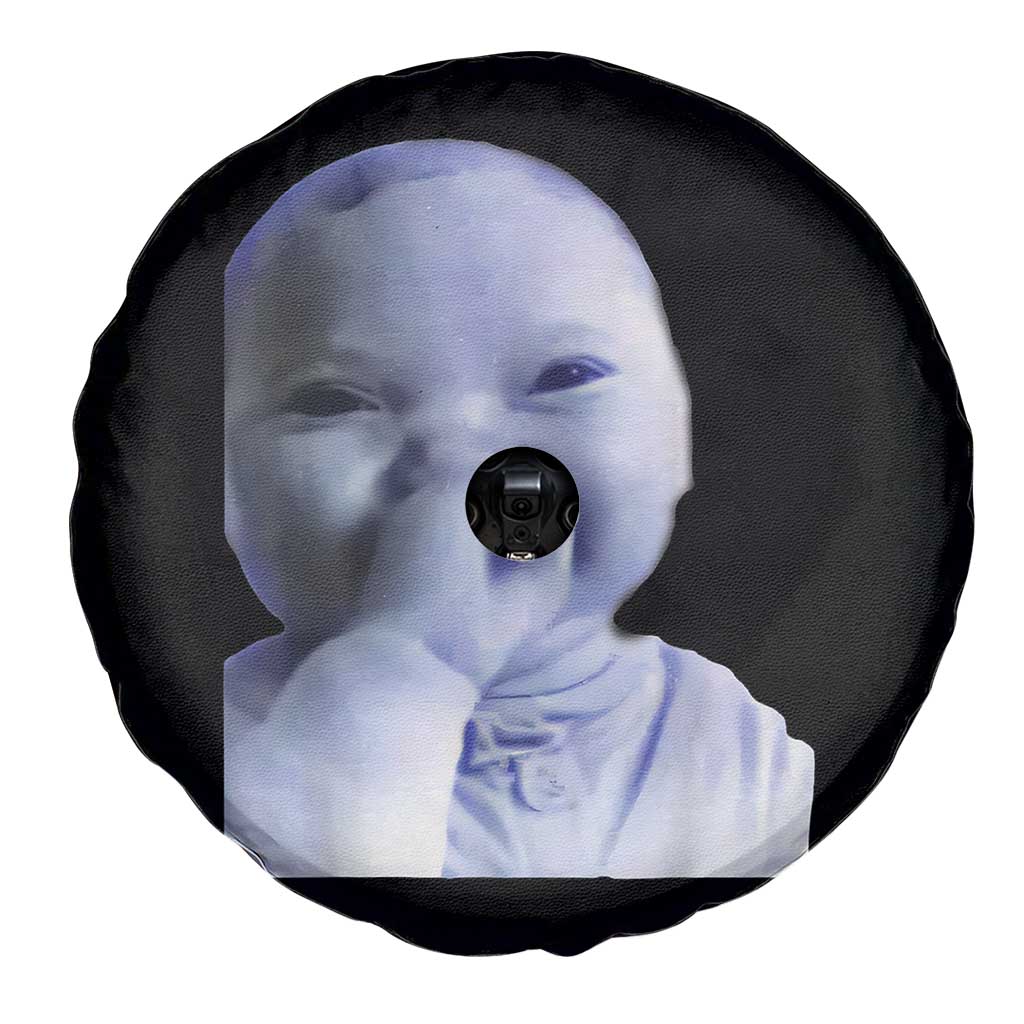 Funny Tuff Baby Giggling Meme Spare Tire Cover Viral AI Niche Baby Holding Laugh Face - Wonder Print Shop