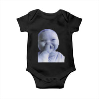 Funny Tuff Baby Giggling Meme Baby Onesie Viral AI Niche Baby Holding Laugh Face - Wonder Print Shop