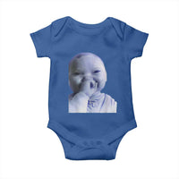 Funny Tuff Baby Giggling Meme Baby Onesie Viral AI Niche Baby Holding Laugh Face - Wonder Print Shop