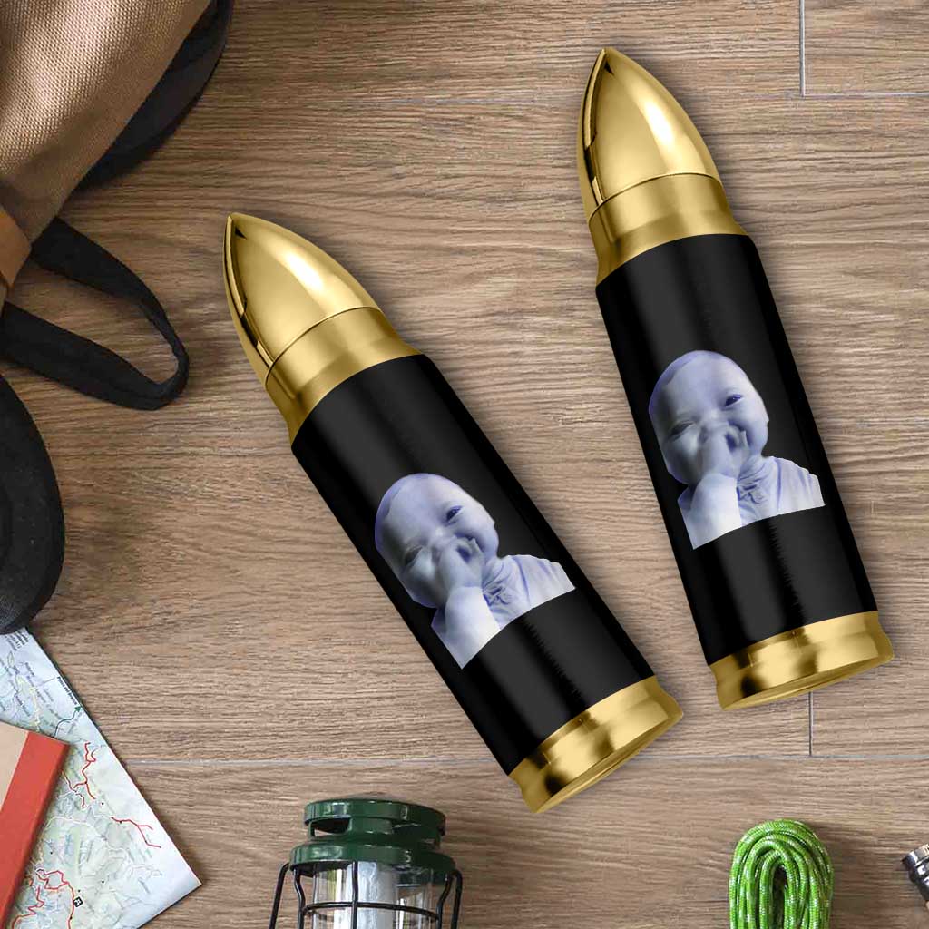 Funny Tuff Baby Giggling Meme Bullet Tumbler Viral AI Niche Baby Holding Laugh Face - Wonder Print Shop