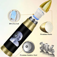 Funny Tuff Baby Giggling Meme Bullet Tumbler Viral AI Niche Baby Holding Laugh Face - Wonder Print Shop