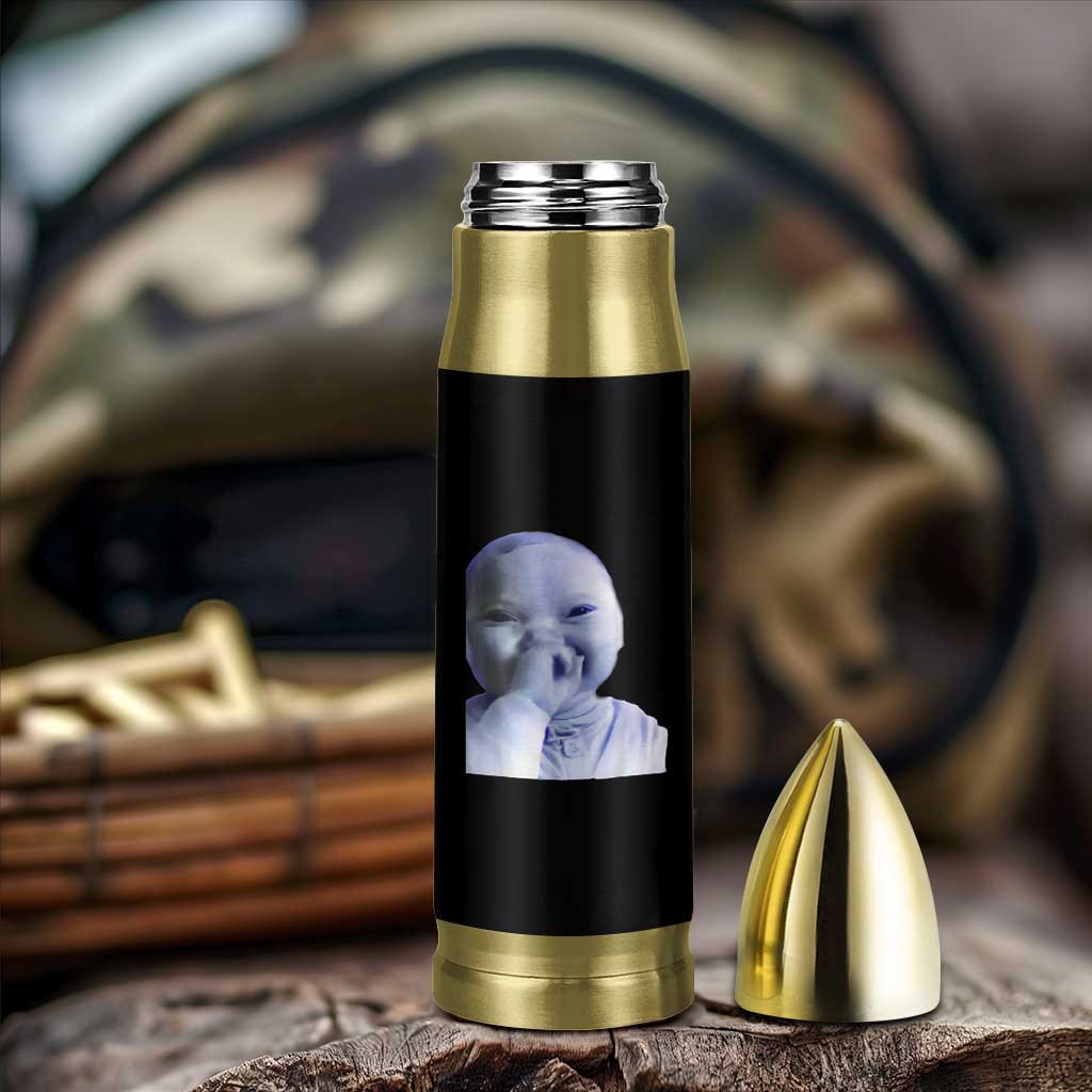 Funny Tuff Baby Giggling Meme Bullet Tumbler Viral AI Niche Baby Holding Laugh Face - Wonder Print Shop