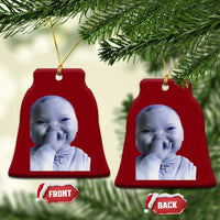 Funny Tuff Baby Giggling Meme Ceramic Ornament Viral AI Niche Baby Holding Laugh Face - Wonder Print Shop