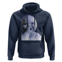 Funny Tuff Baby Giggling Meme Hoodie Viral AI Niche Baby Holding Laugh Face - Wonder Print Shop