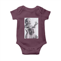 Funny Tuff Baby 67 Meme Baby Onesie Viral AI Niche Baby Six Seven Hand Gesture - Wonder Print Shop