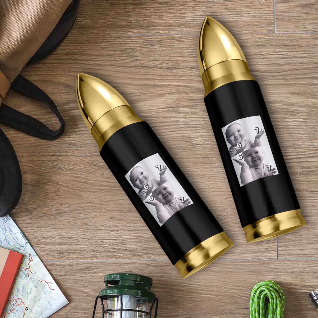 Funny Tuff Baby 67 Meme Bullet Tumbler Viral AI Niche Baby Six Seven Hand Gesture - Wonder Print Shop