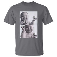 Funny Tuff Baby 67 Meme T Shirt Viral AI Niche Baby Six Seven Hand Gesture - Wonder Print Shop