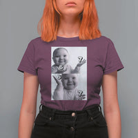 Funny Tuff Baby 67 Meme T Shirt For Women Viral AI Niche Baby Six Seven Hand Gesture - Wonder Print Shop